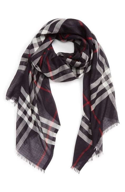 burberry navy silk scarf|Burberry silk scarf nordstrom.